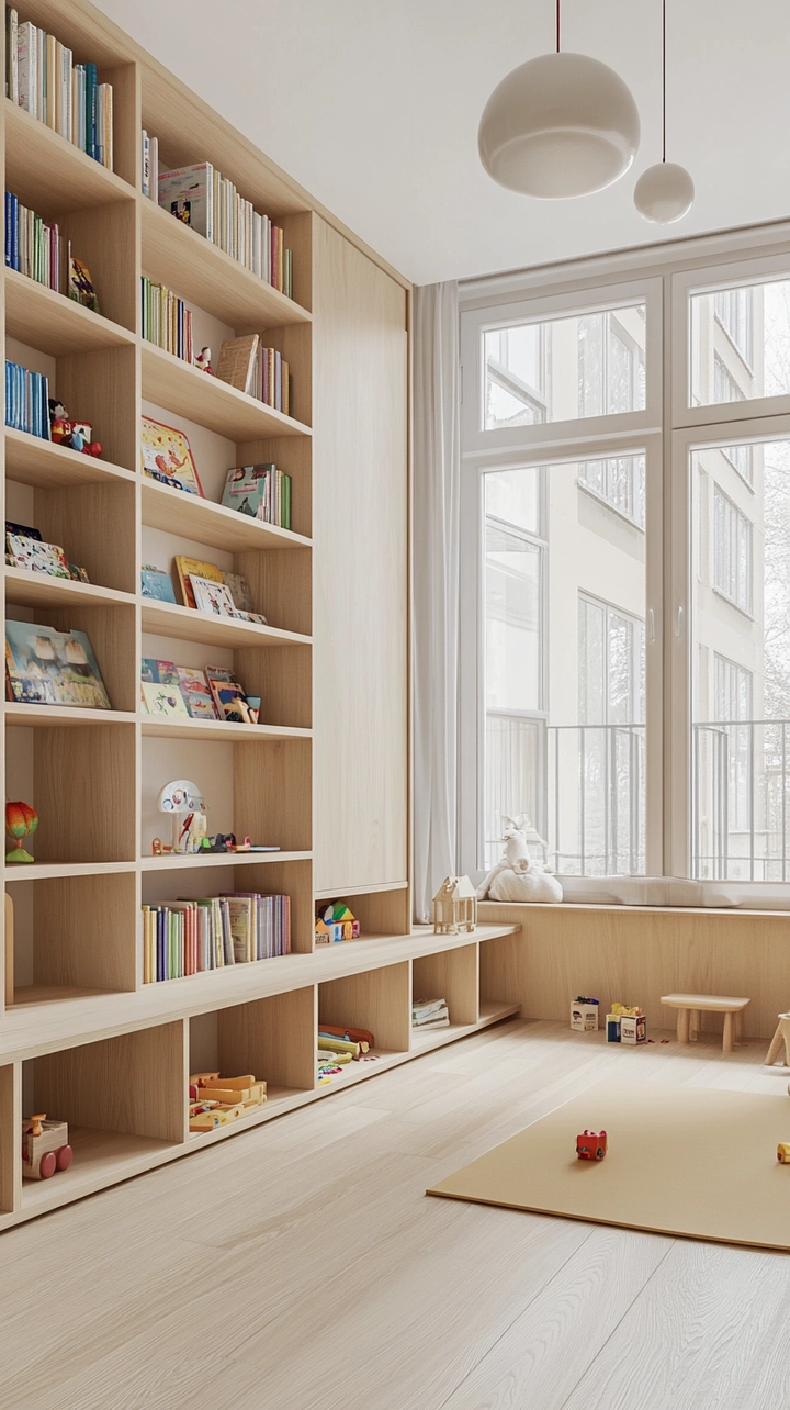 bookshelf ideas kids room 20