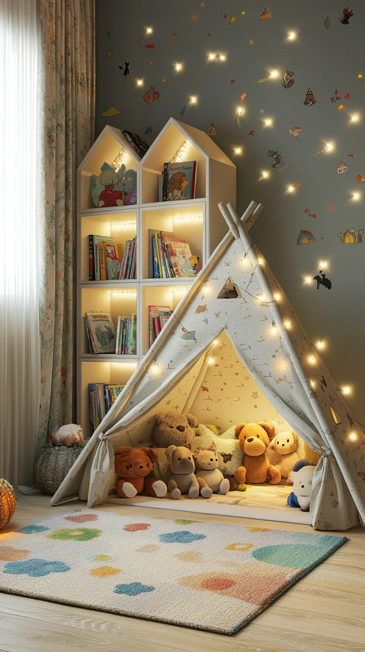 bookshelf ideas kids room 27