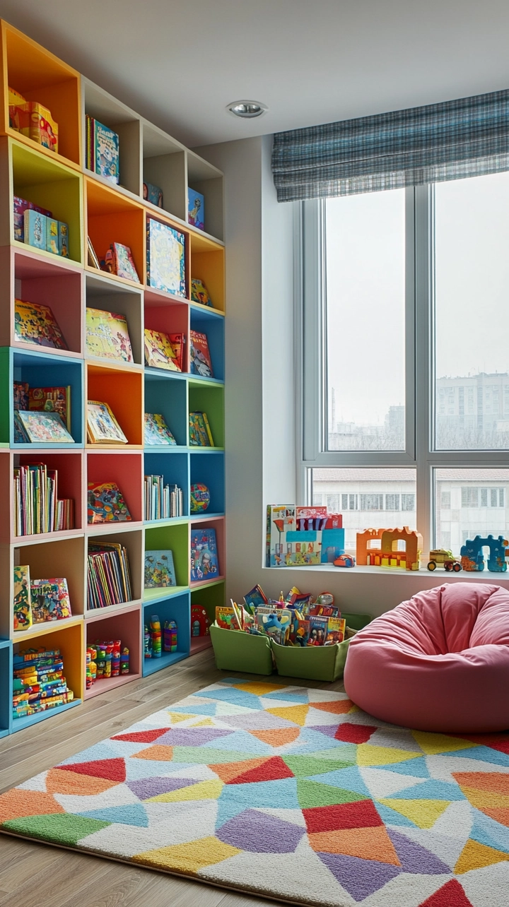 bookshelf ideas kids room 30