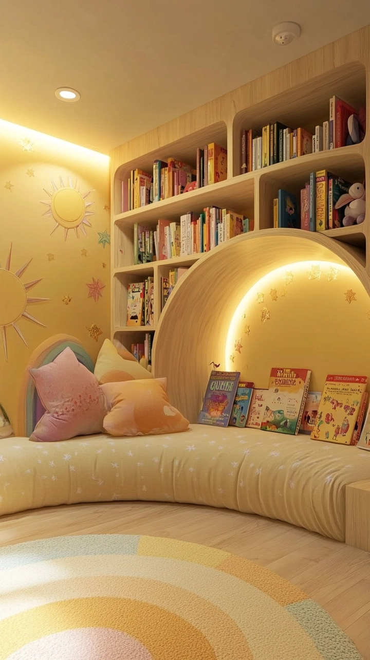 bookshelf ideas kids room 33