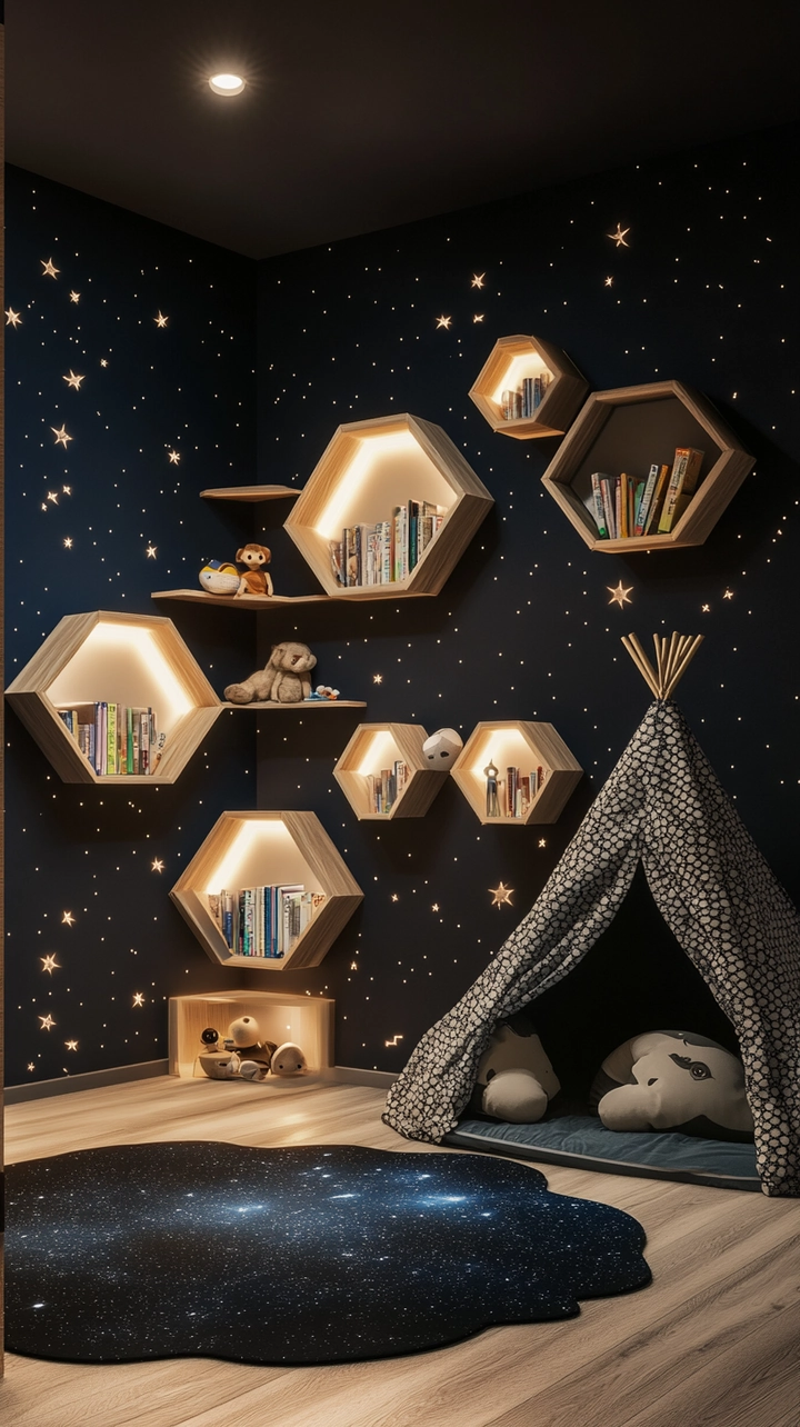 bookshelf ideas kids room 38