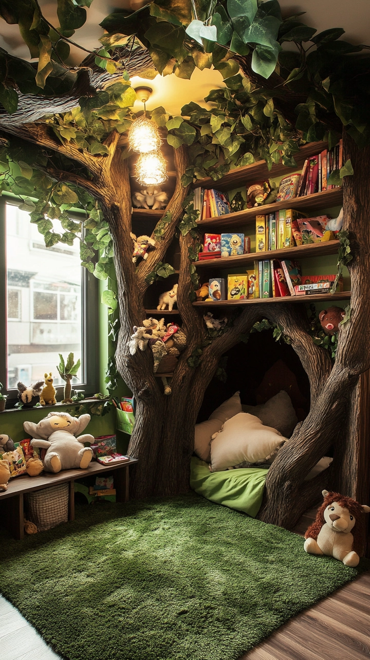 bookshelf ideas kids room 44