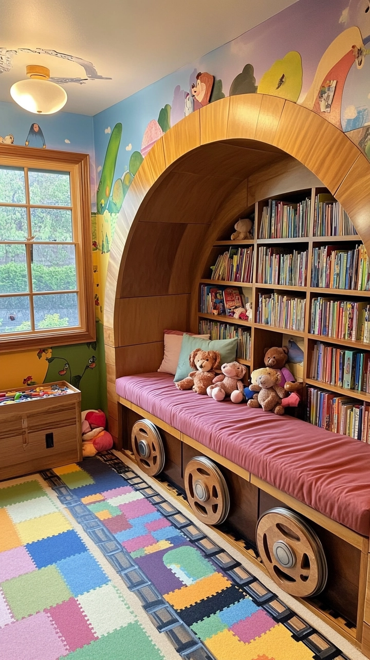 bookshelf ideas kids room 45