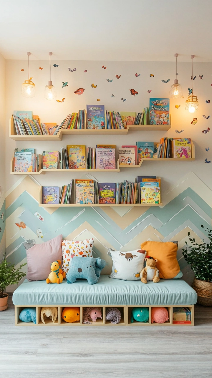 bookshelf ideas kids room 5