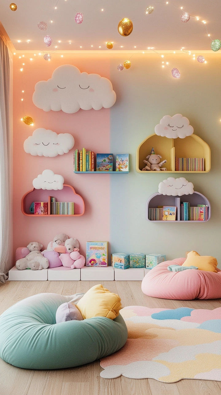 bookshelf ideas kids room 50