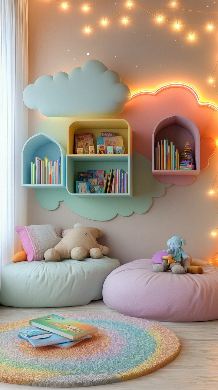 bookshelf ideas kids room 52