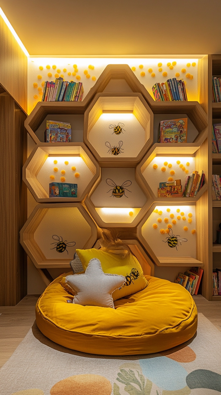 bookshelf ideas kids room 54