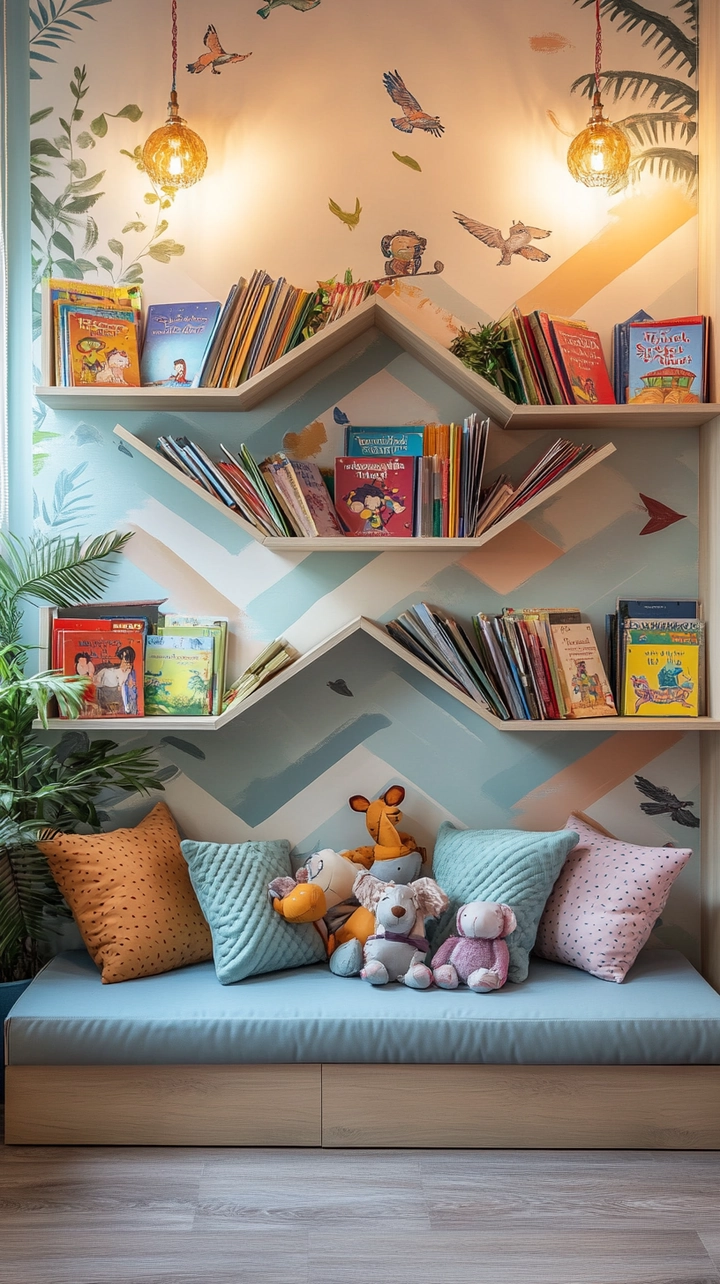 bookshelf ideas kids room 6