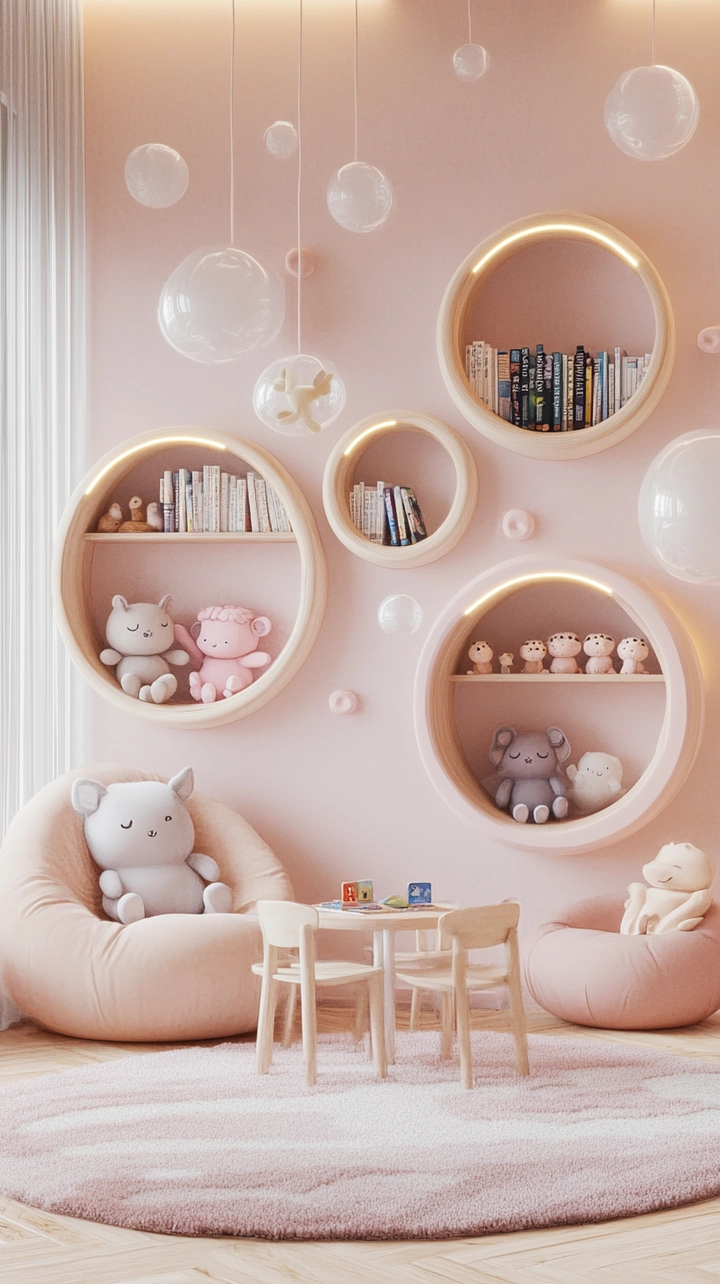 bookshelf ideas kids room 64