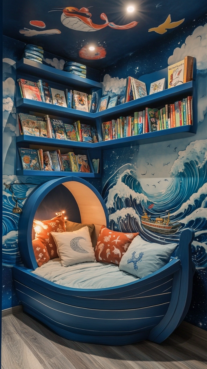 bookshelf ideas kids room 65