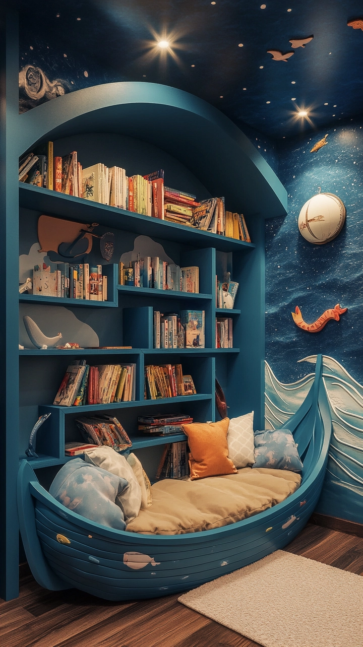 bookshelf ideas kids room 67