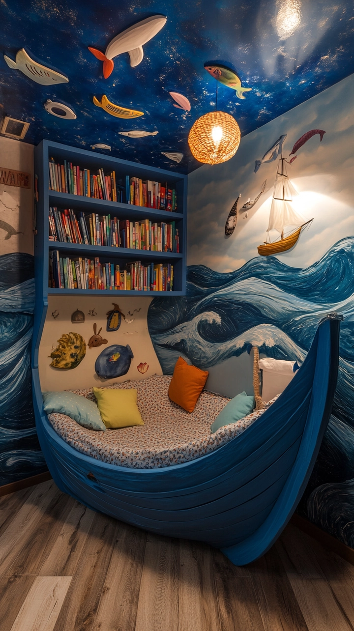 bookshelf ideas kids room 68