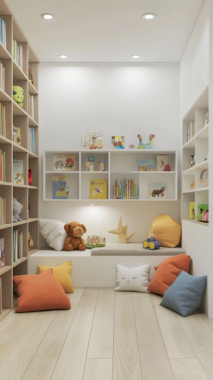 bookshelf ideas kids room 76