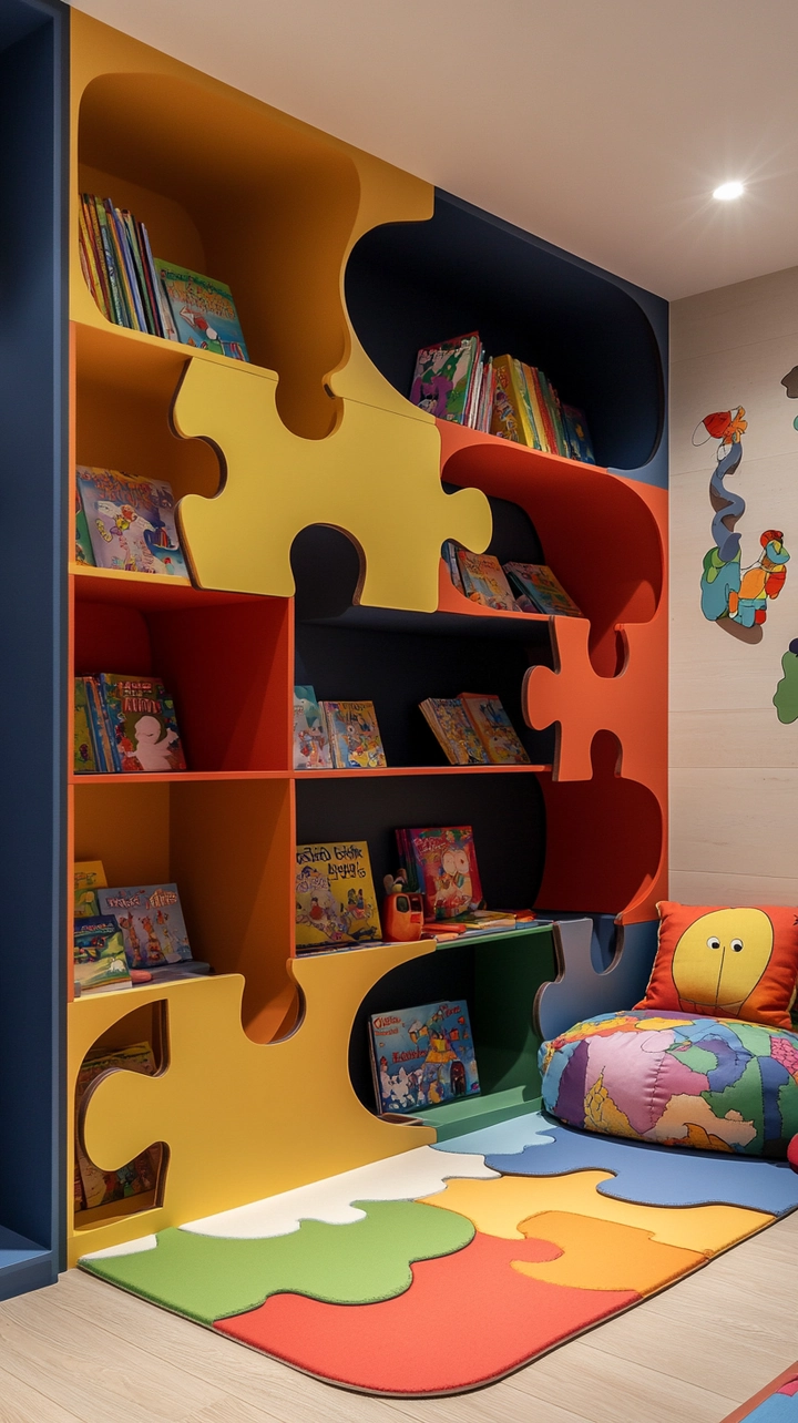 bookshelf ideas kids room 78