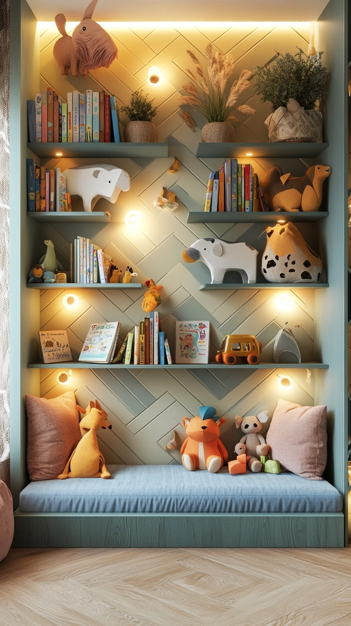 bookshelf ideas kids room 8