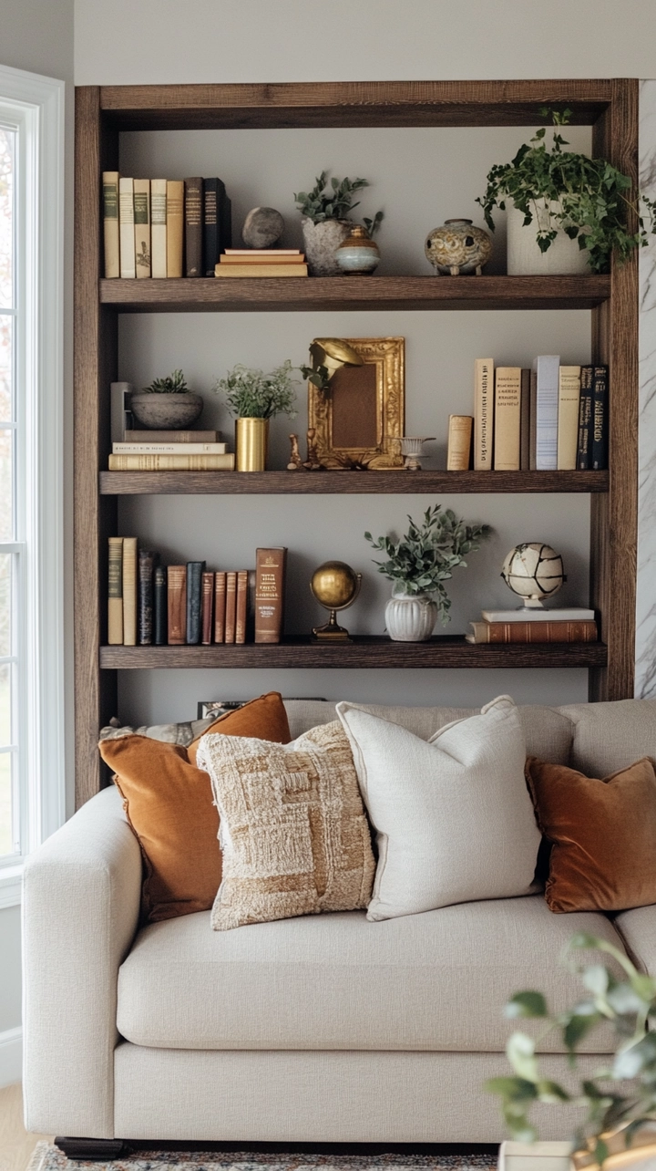 bookshelf ideas living room 1