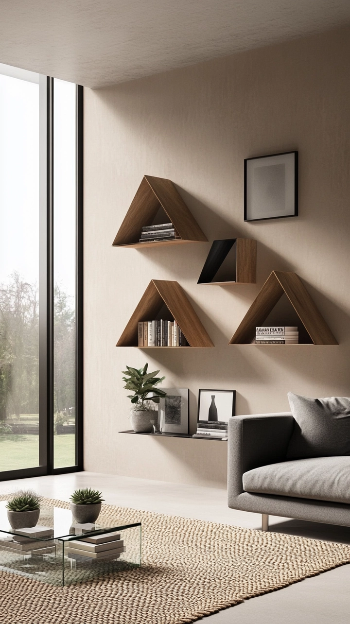 bookshelf ideas living room 58