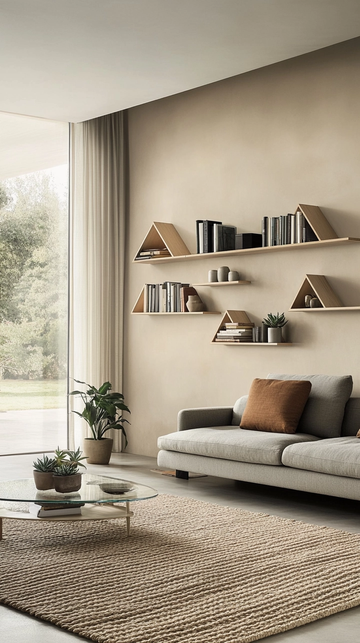 bookshelf ideas living room 60