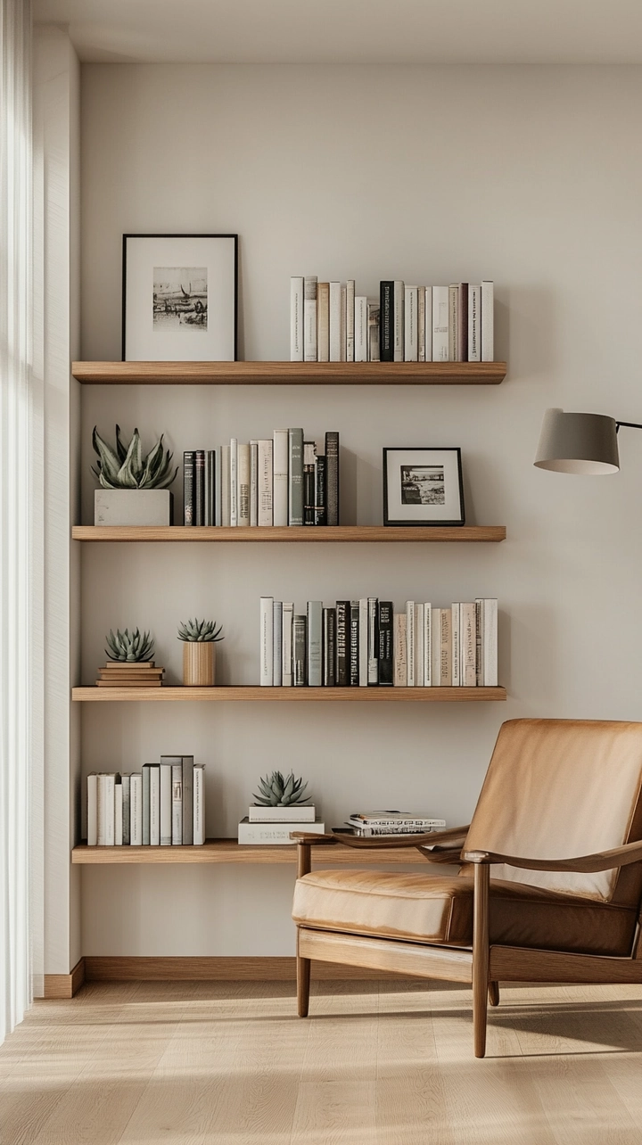 bookshelf ideas living room 8