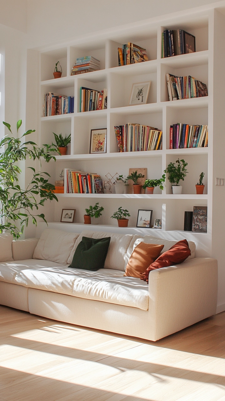 bookshelf ideas living room 9