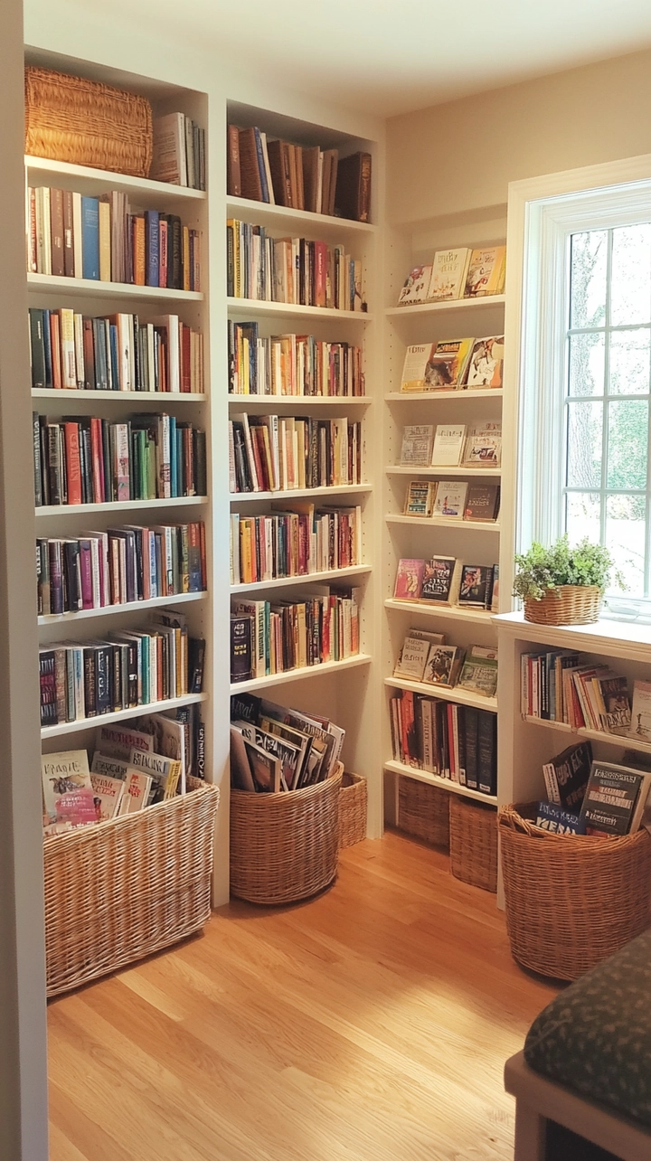 bookshelf organization ideas 10