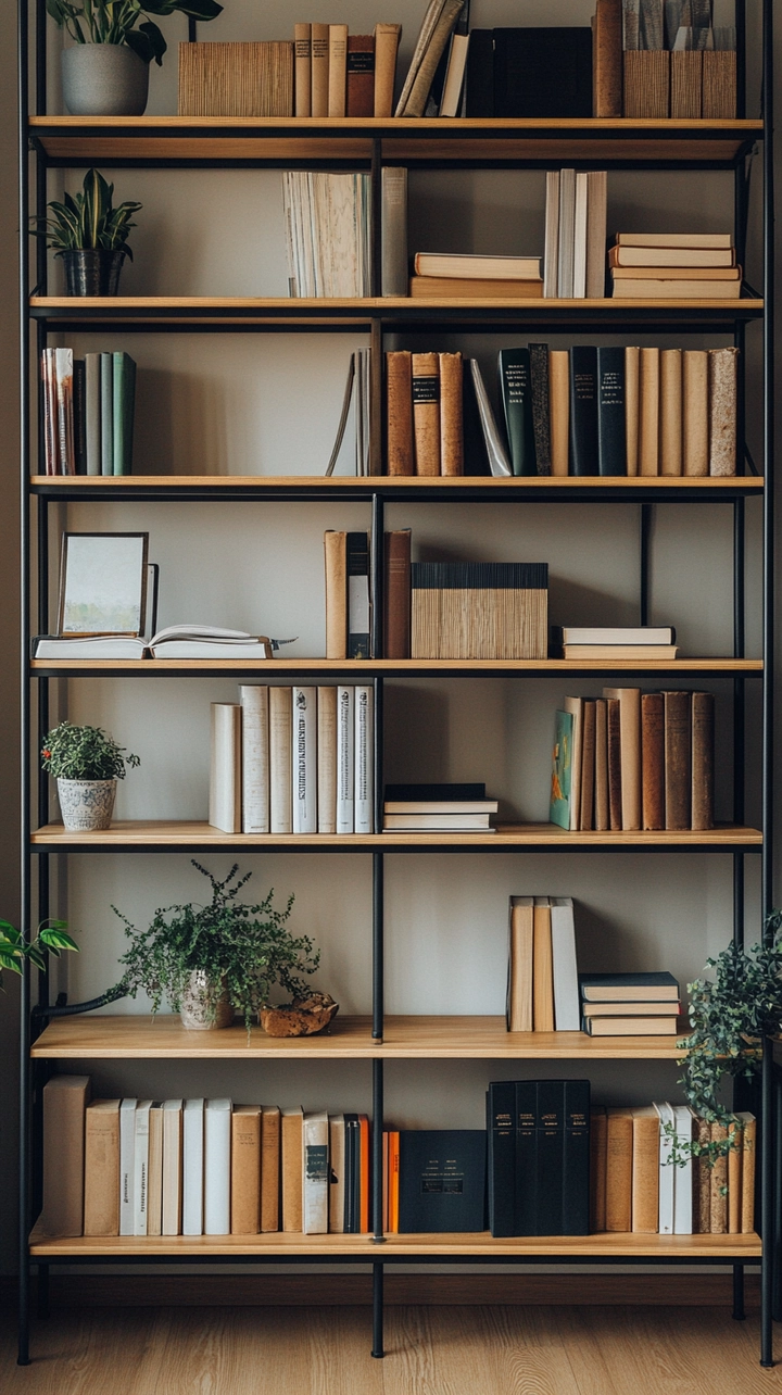 bookshelf organization ideas 15