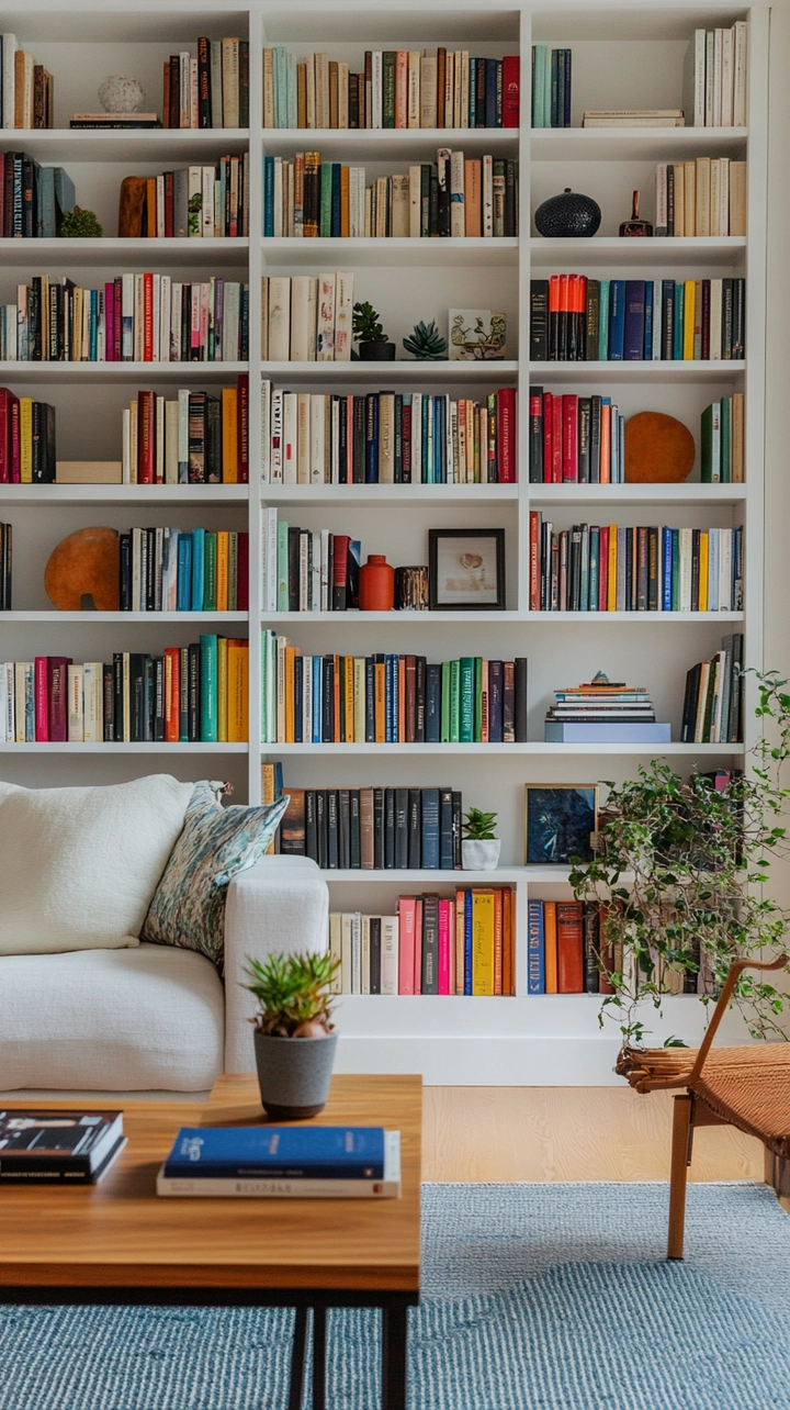 bookshelf organization ideas 3