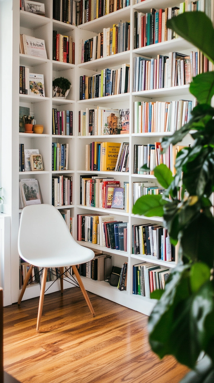 bookshelf organization ideas 43