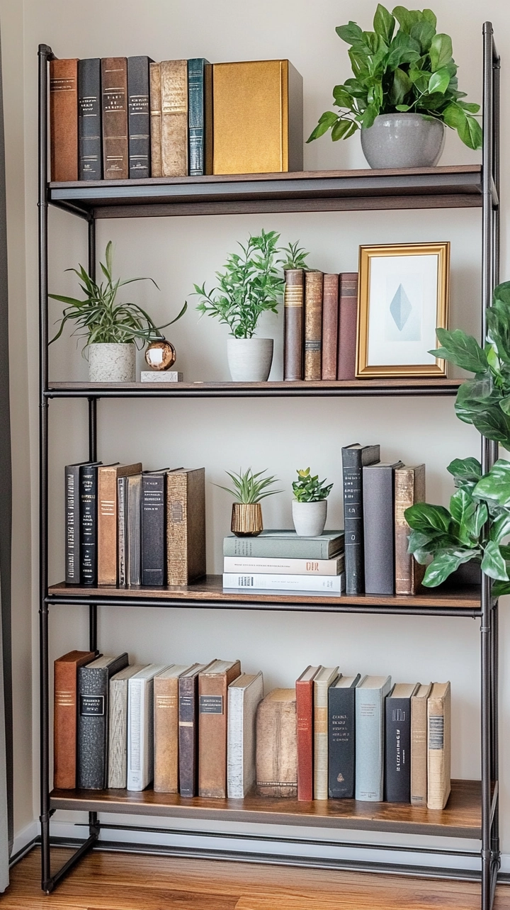 bookshelf organization ideas 57