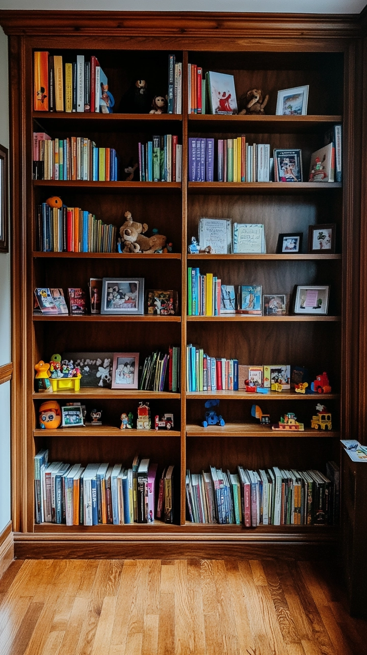 bookshelf organization ideas 7