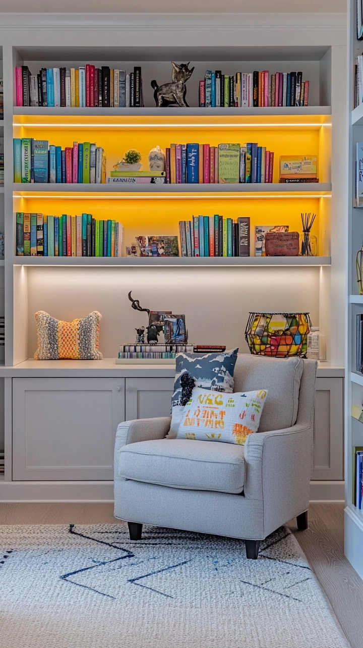 bookshelf organization ideas 75