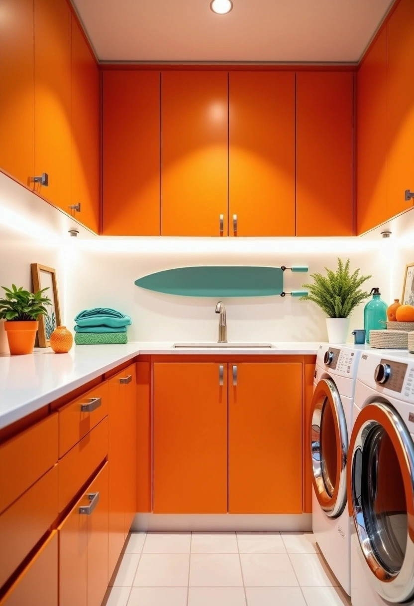 bright laundry room ideas 13