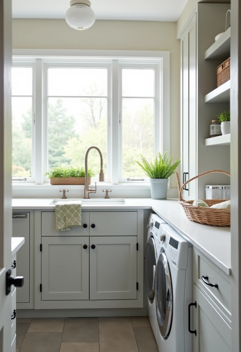 bright laundry room ideas 14