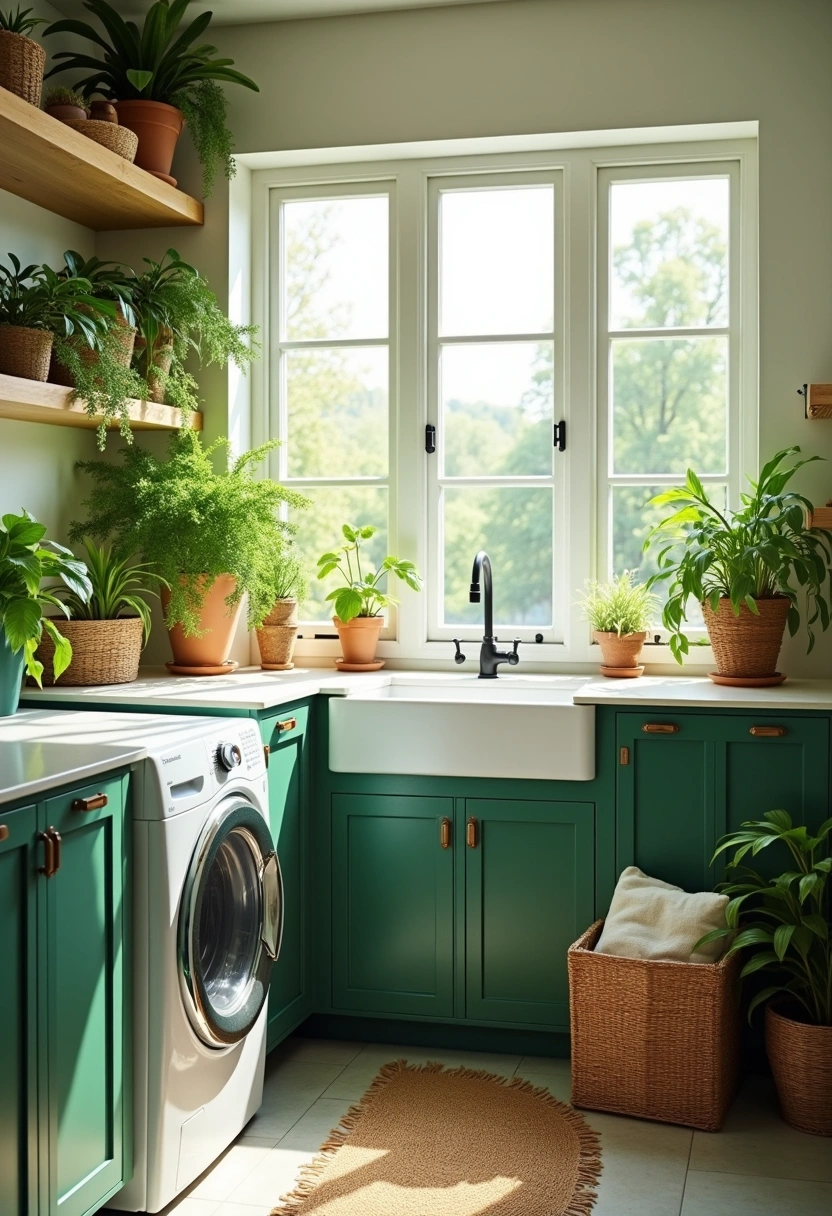 bright laundry room ideas 20