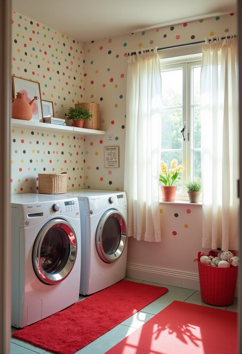 bright laundry room ideas 3