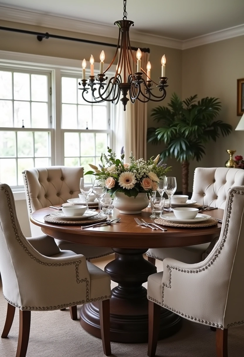 brown dining room ideas 15