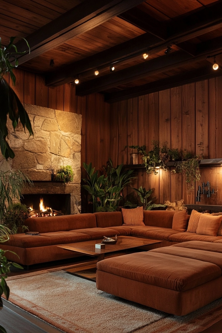 brown living room ideas 4