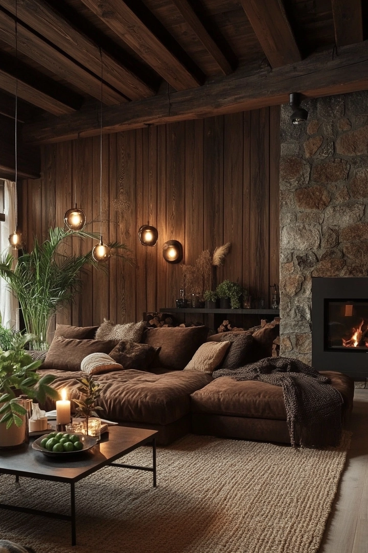 brown living room ideas 5