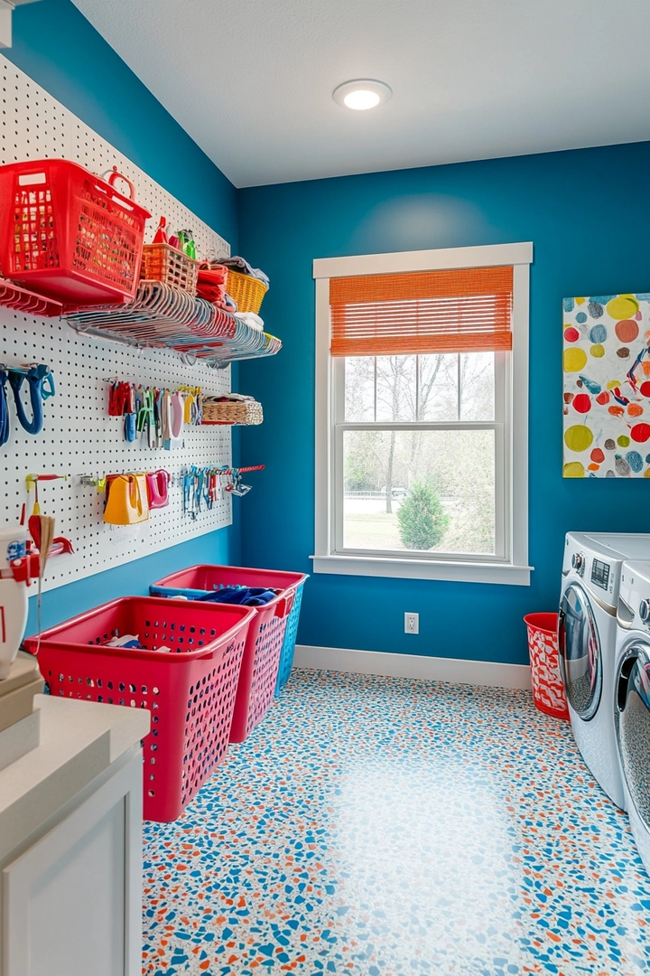 colorful laundry room ideas 13