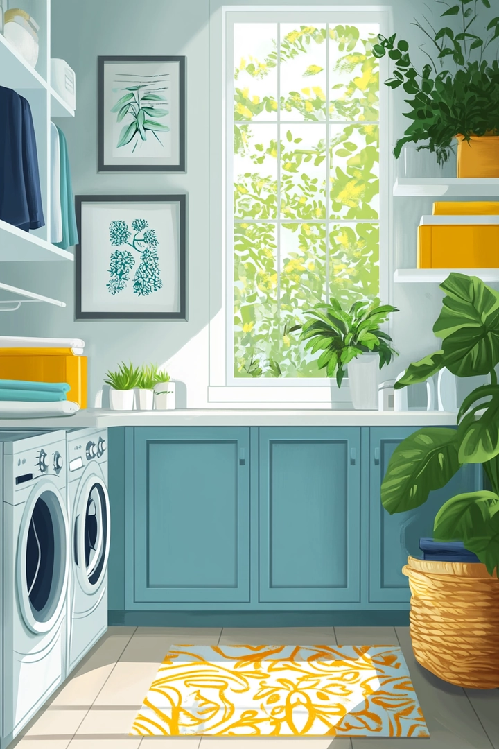 colorful laundry room ideas 3