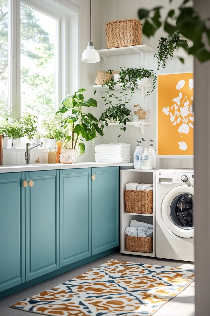 colorful laundry room ideas 4