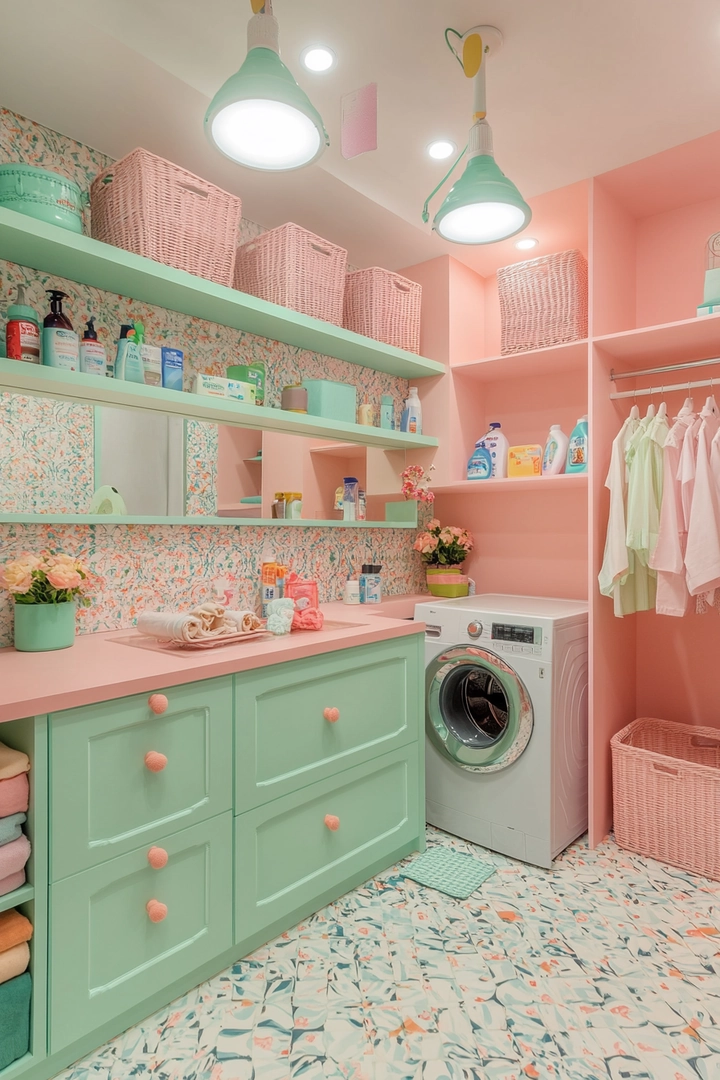 colorful laundry room ideas 5