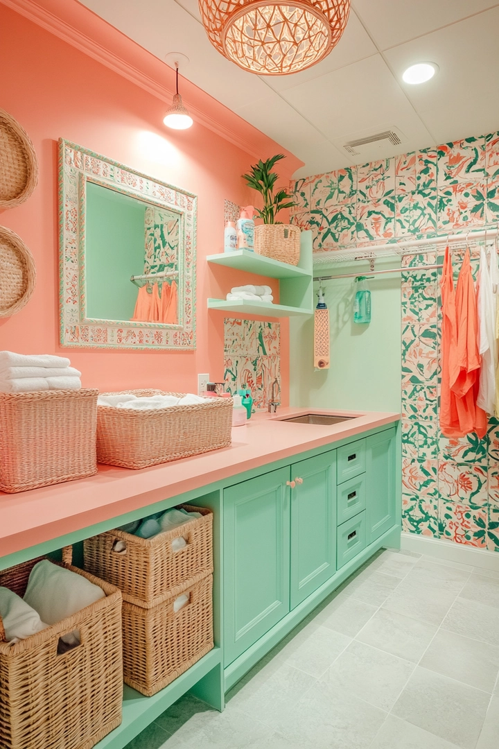 colorful laundry room ideas 6