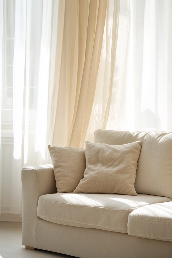 curtain ideas for living room behind couch window 18