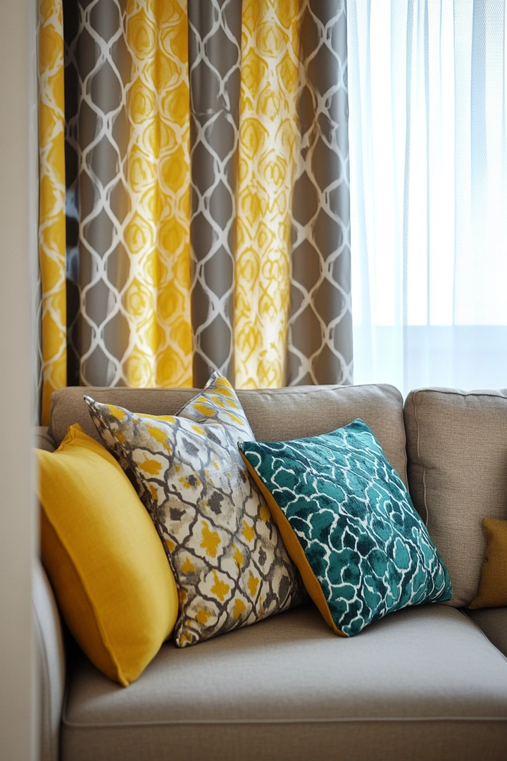 curtain ideas for living room behind couch window 50