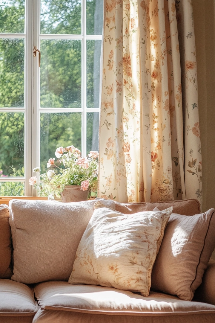 curtain ideas for living room behind couch window 66