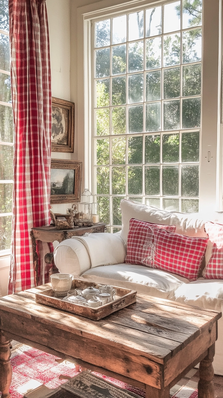 curtain ideas for living room farmhouse 13