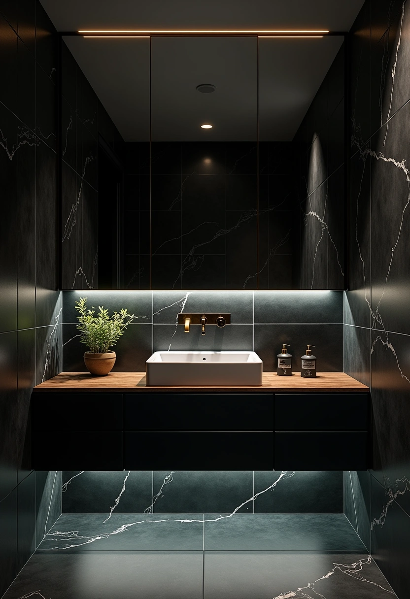 dark bathroom ideas 7