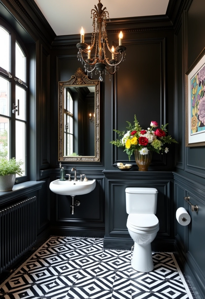 dark bathroom ideas 8