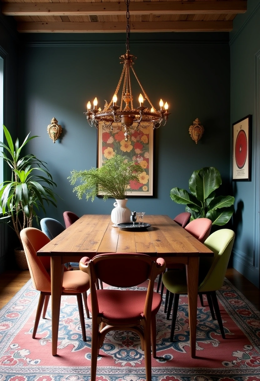 dark dining room ideas 14